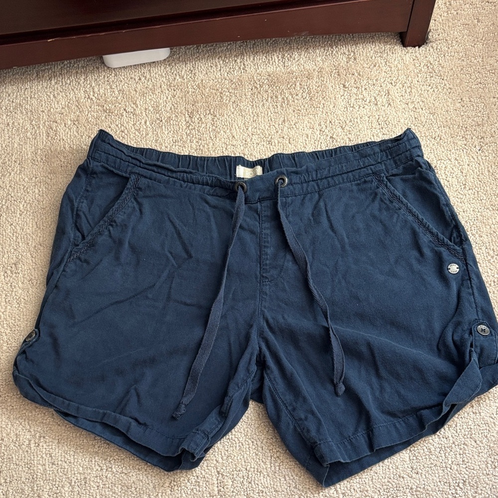 Roxy Blue Drawstring Shorts